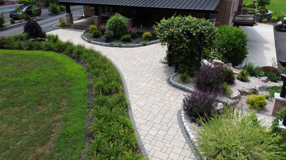 Front Entrance Paver Design